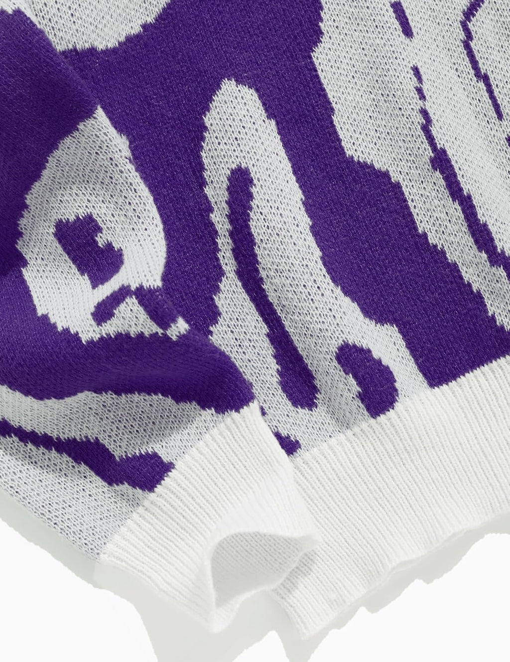 Mens Y2K Aesthetic Flame Graphic Casual Sweater Loose Knit Jumper Pullover Long Sleeve Crewneck Sweaters