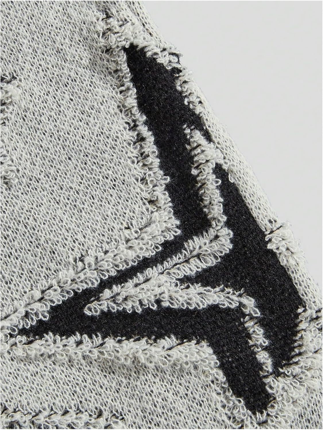 Men'S Graphic Sweater Y2K Long Sleeve Drop Shoulder Crewneck Loose Knitted Pullover Tops