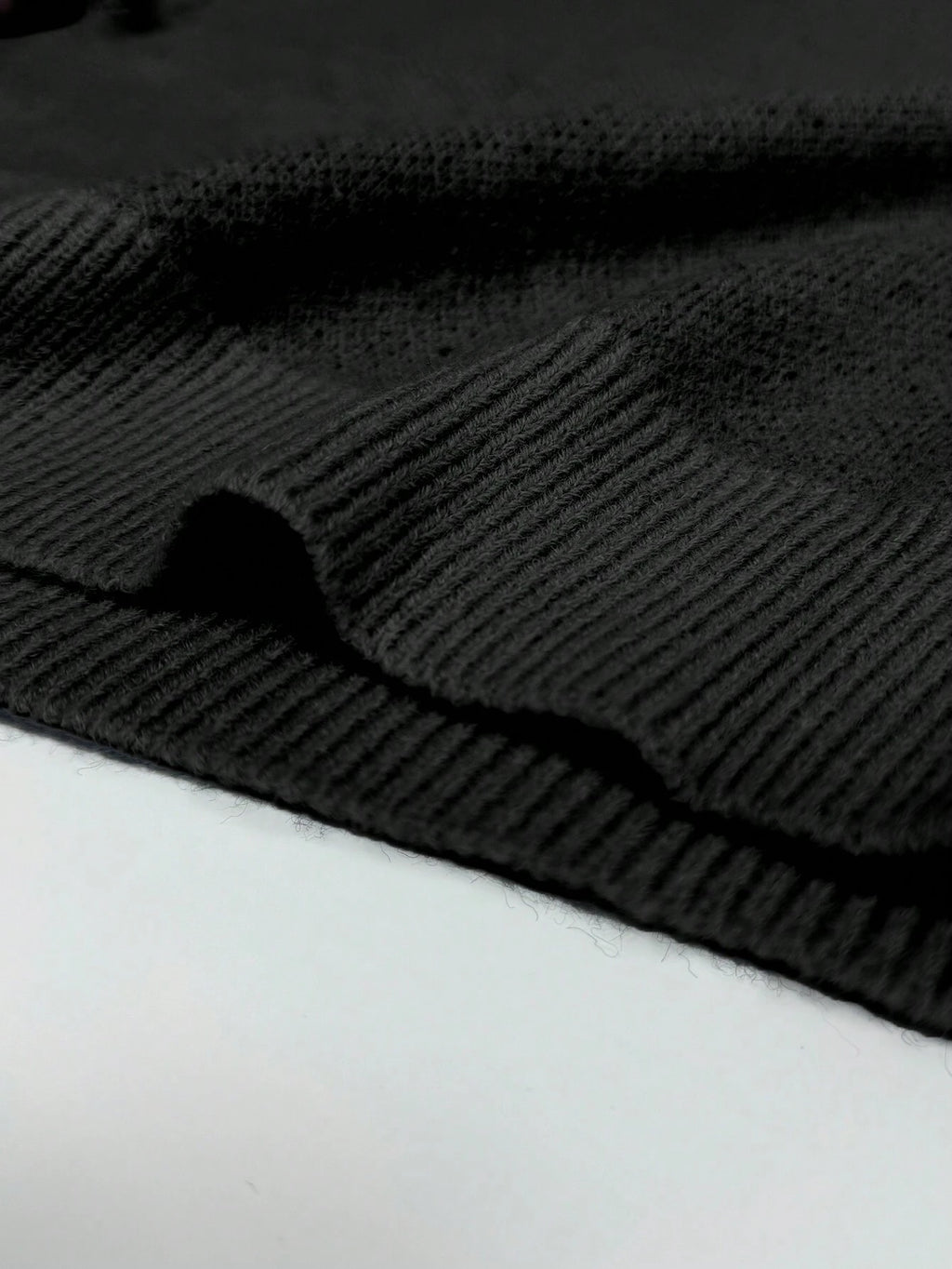 ROMWE MEN Grunge Punk Men Cross & Skeleton Pattern Pullover Sweater for Halloween, School, for Fall Winter, Grunge Style