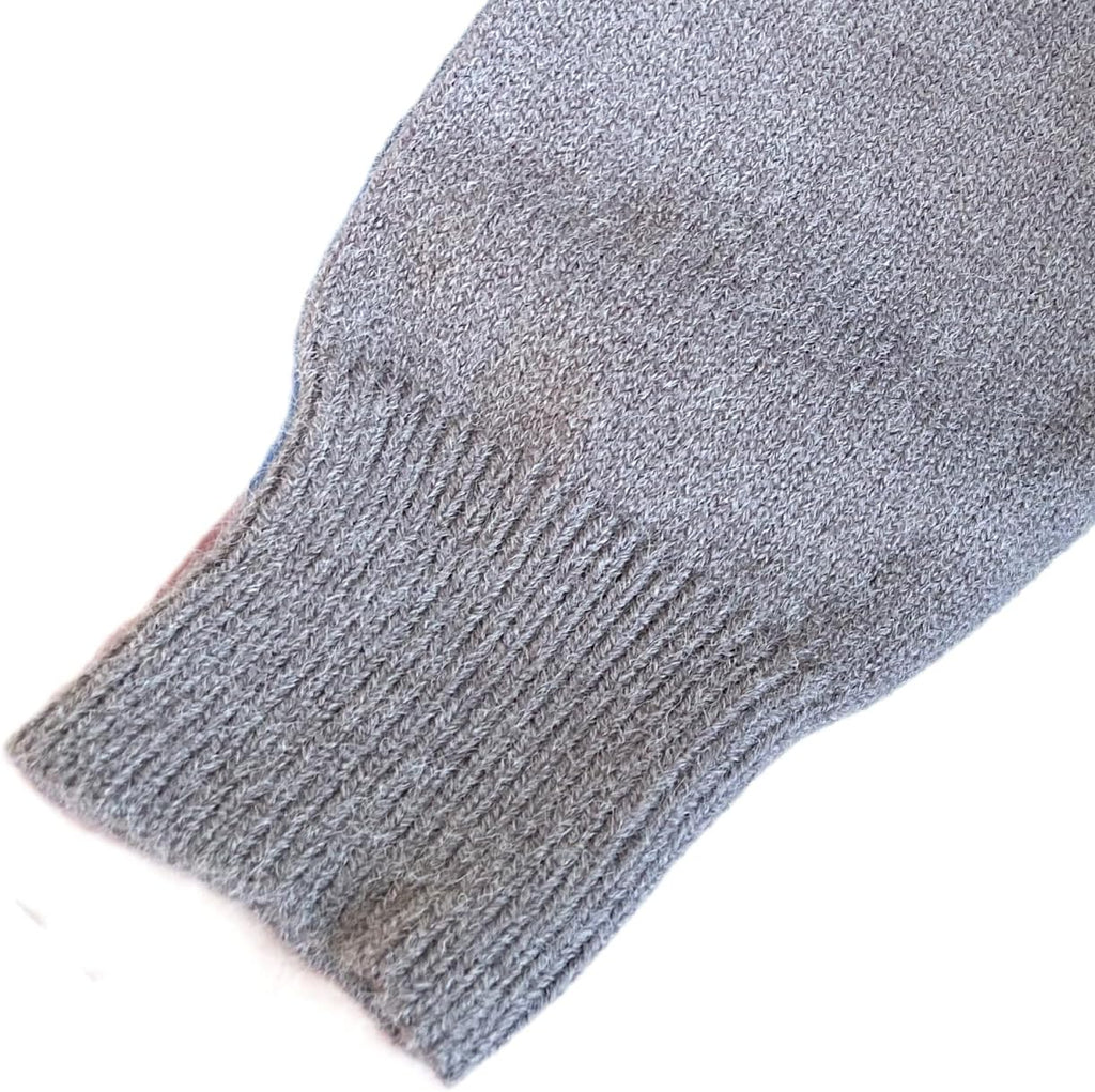 Patchwork Sweater Mens Colorblock Jumper Cable Knitted Pullover Oversized